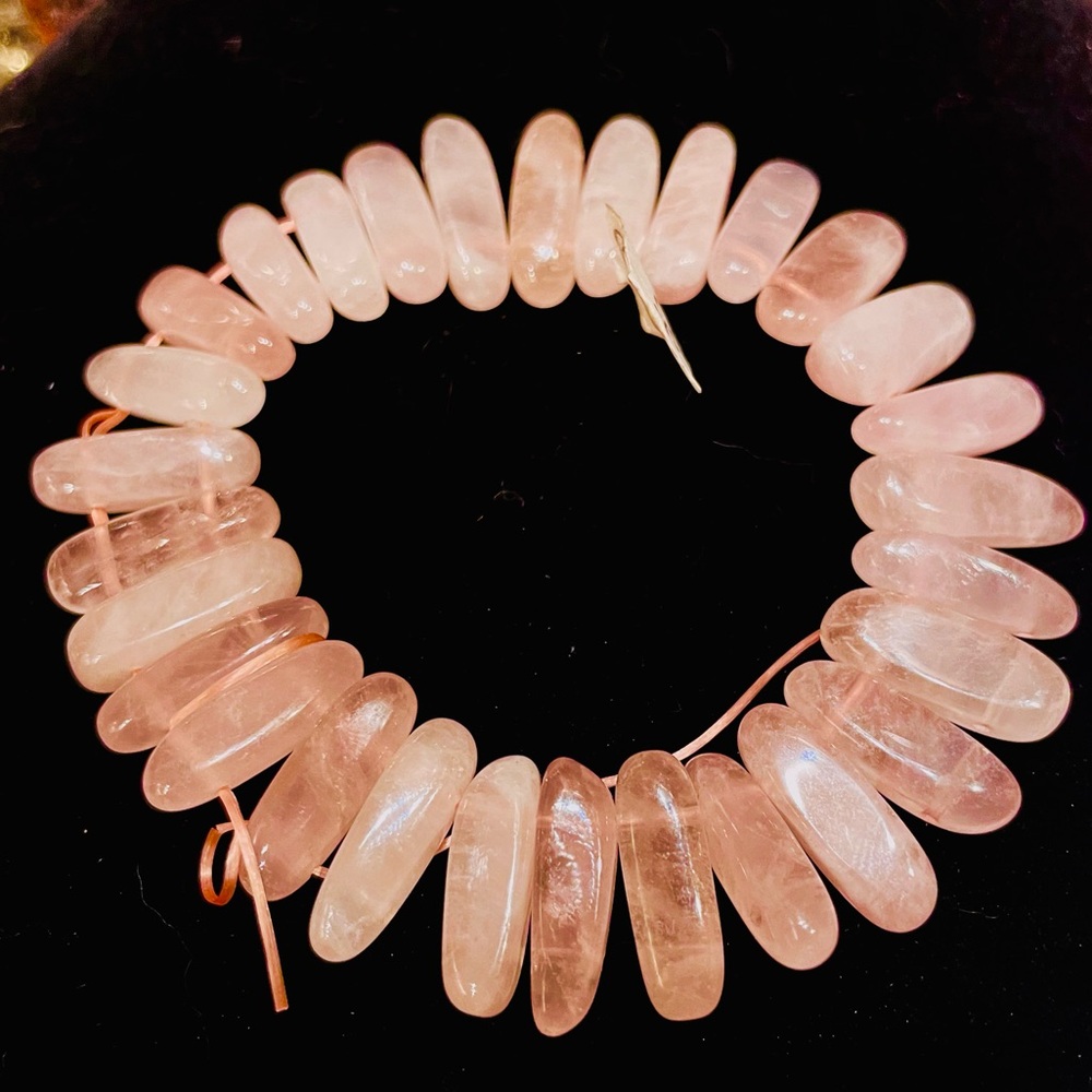 Exceptional Natural Rose Quartz Beads ♥️